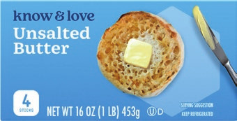 Know & Love Butter Sticks 16 oz