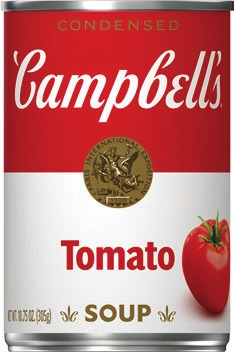 Campbell's Chicken Noodle or Tomato Soup