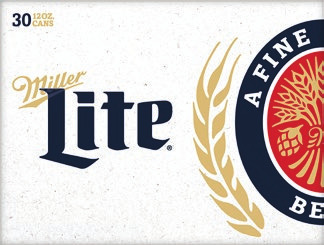 30 Pk Budweiser, Miller or Coors 12 oz cans