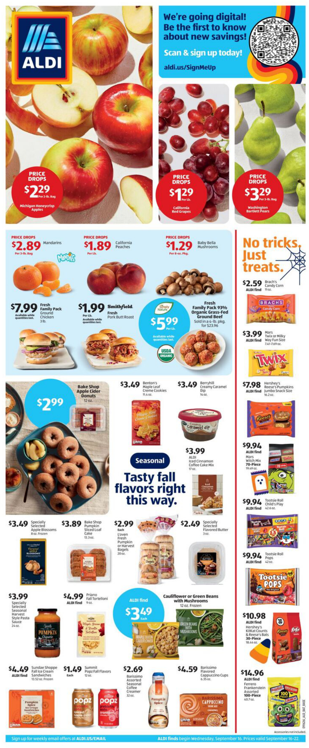 Weekly Ad Flyer (9/16 to 9/22) Page 1