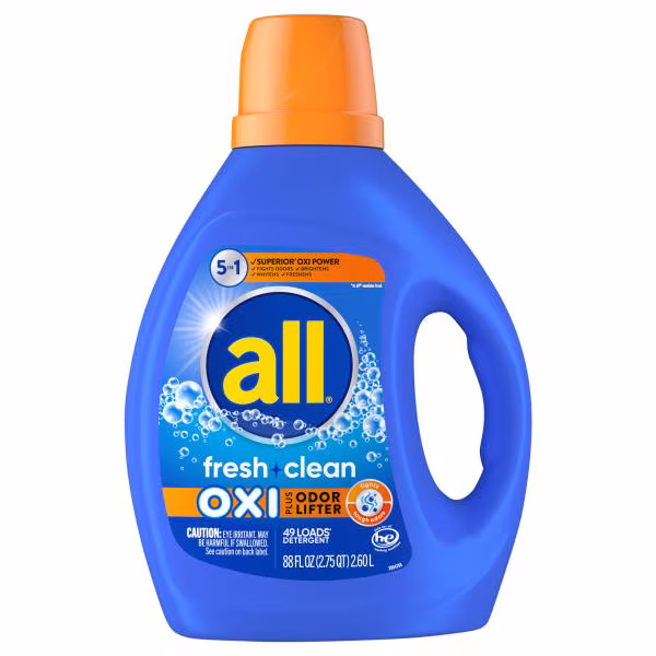 All Detergent – Half BOGO One Bottle
