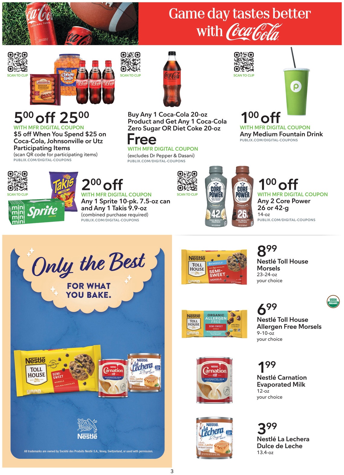 Publix Extra Savings Flyer Page 3