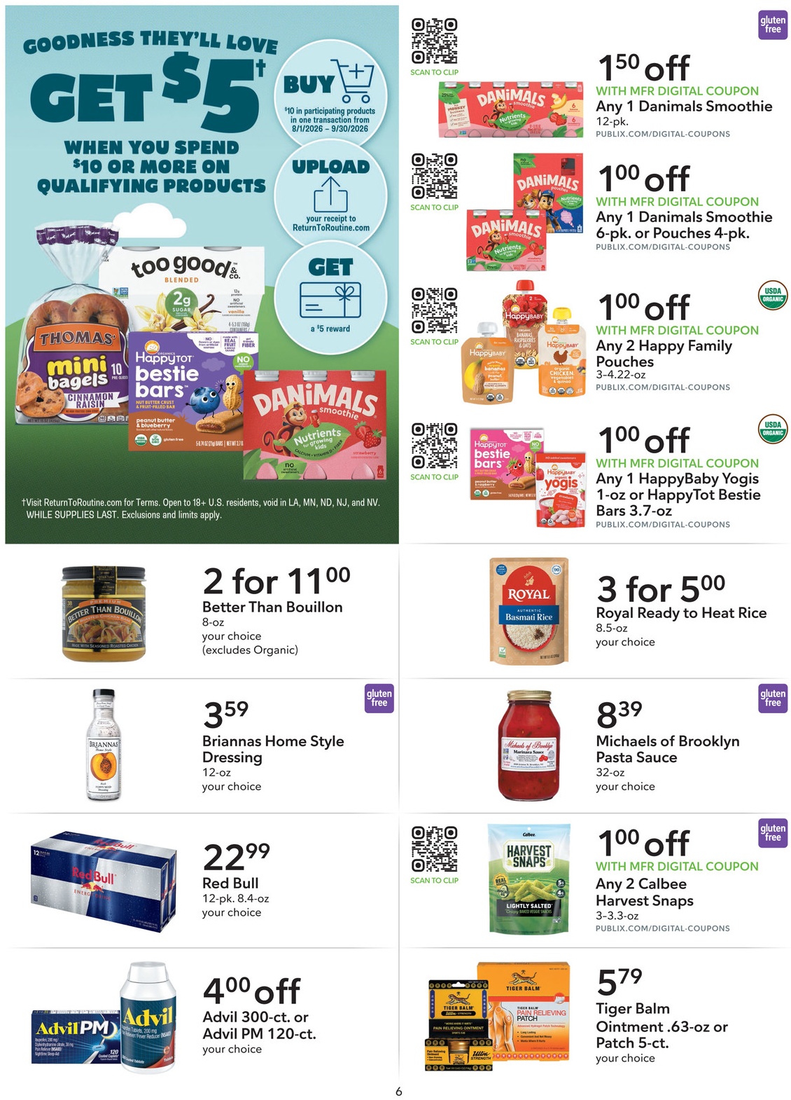 Publix Extra Savings Flyer Page 6