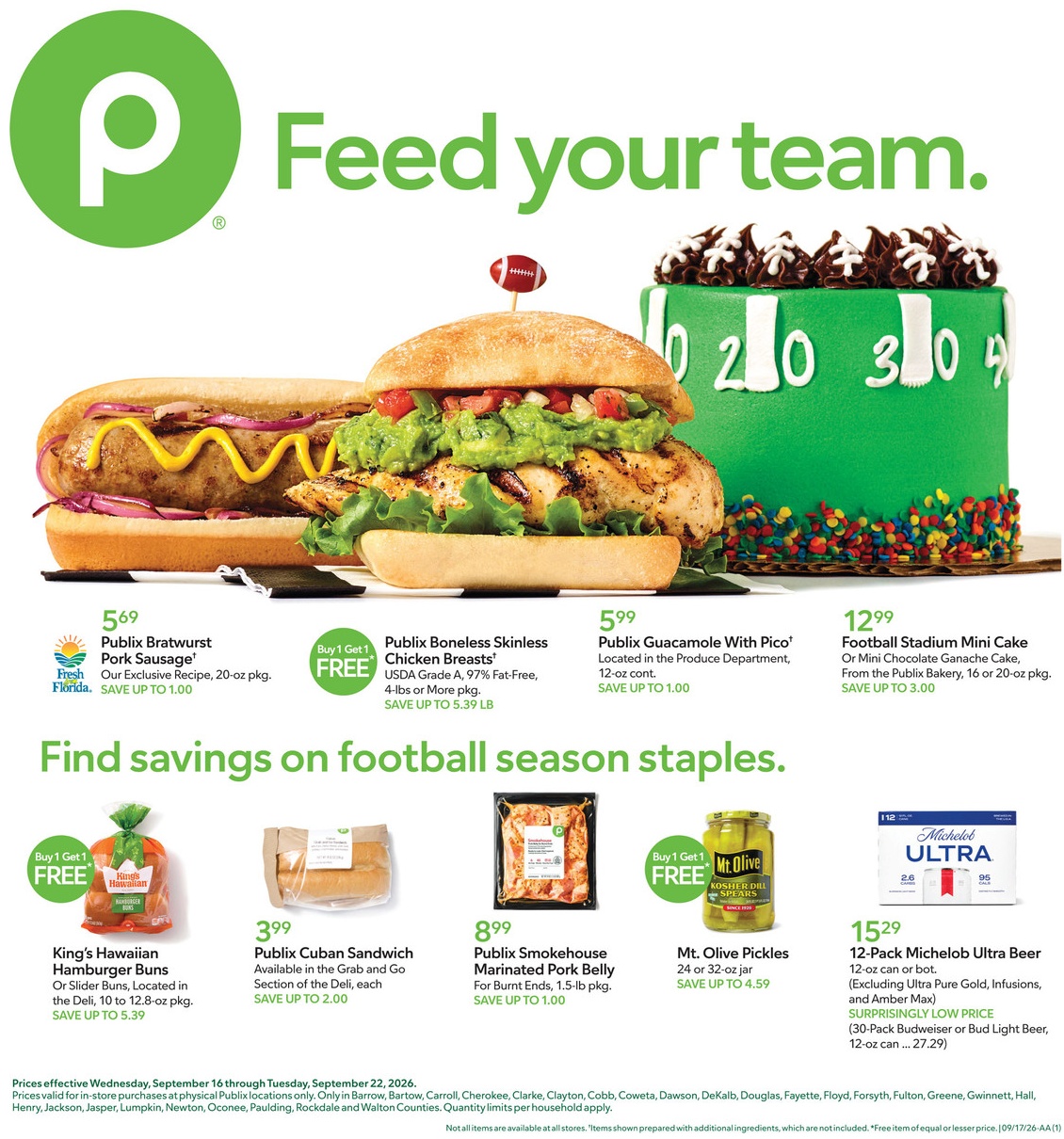 Publix Weekly Ad Page 1