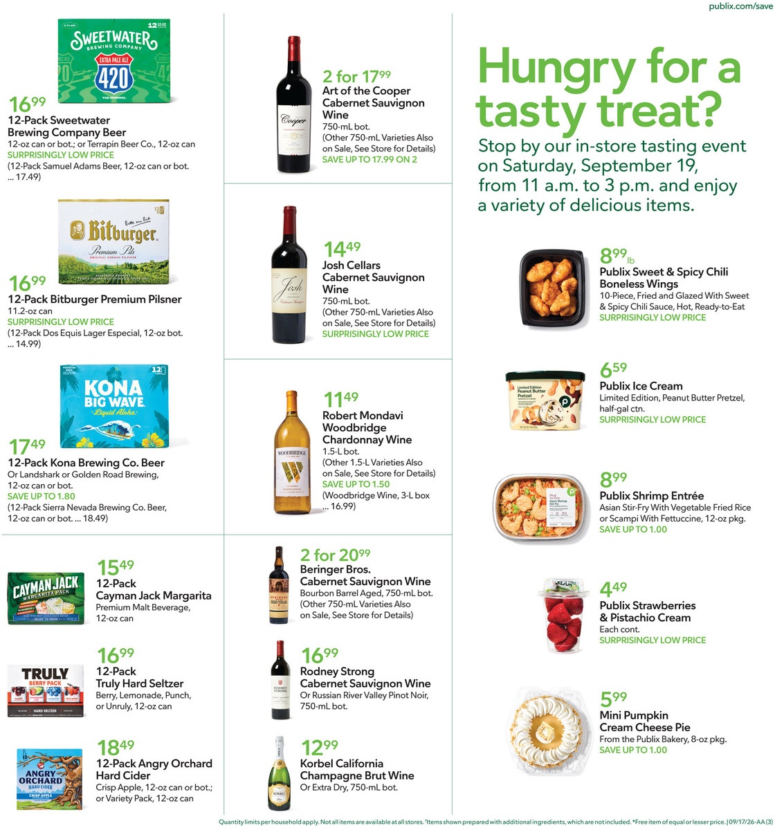 Publix Weekly Ad Page 3