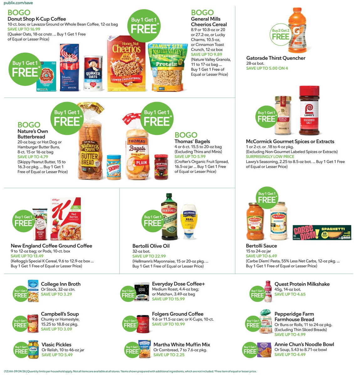 Publix Weekly Ad Page 12
