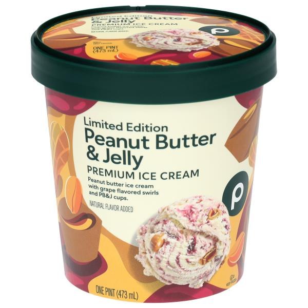 7. Peanut Butter and Jelly Ice Cream Sounds Strange Until You Try It