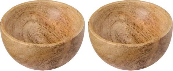 Crofton Acacia Wood Pinch Bowls