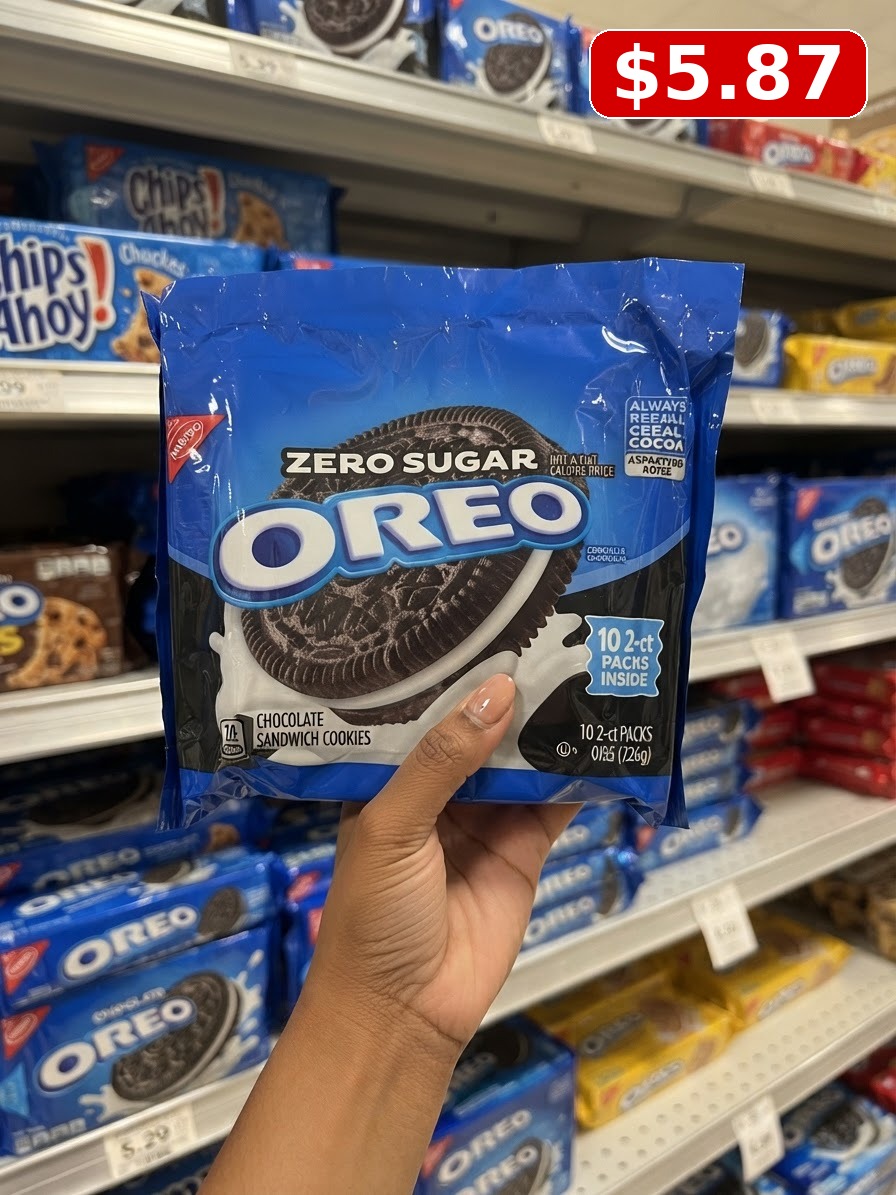 Oreo Zero Sugar Chocolate Sandwich Cookies