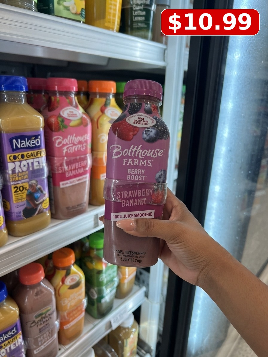 Naked Strawberry Banana Flavored 100% Fruit Smoothie Blend