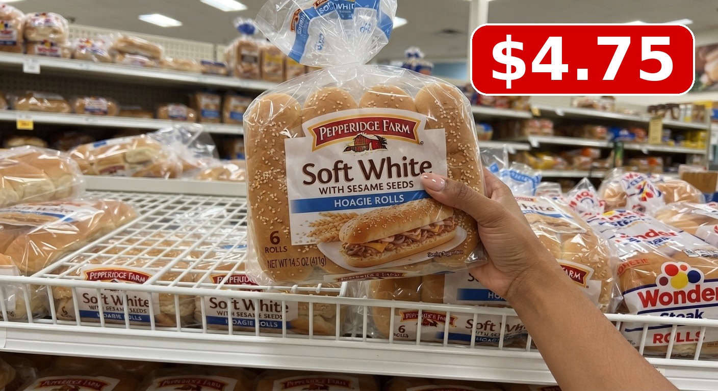 Pepperidge Farm Soft White with Sesame Seeds Hoagie Rolls