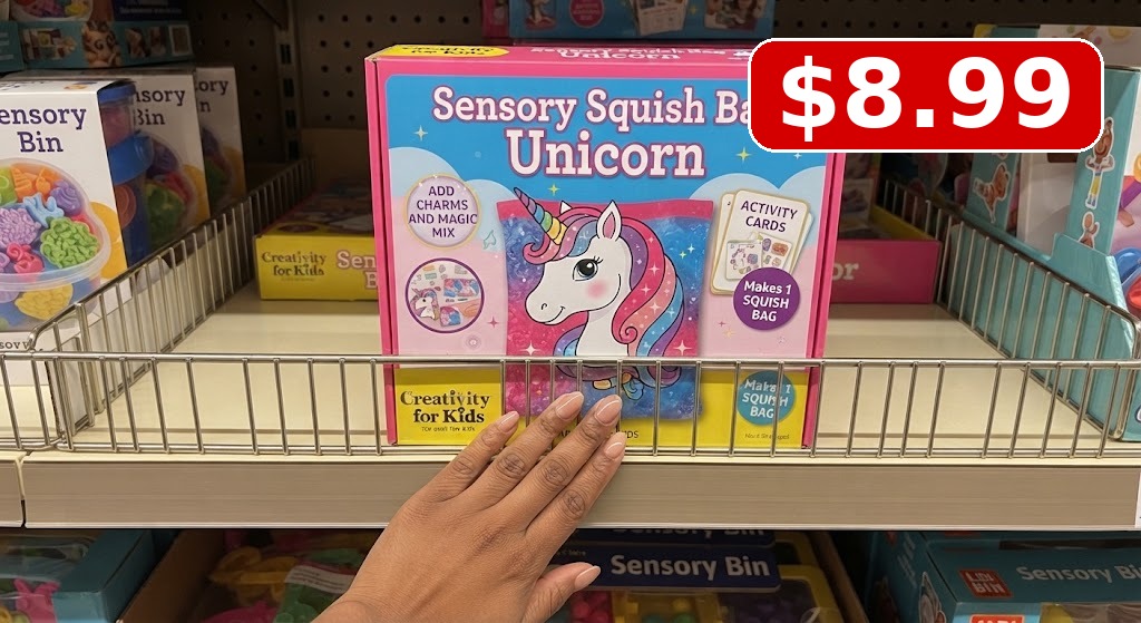 Creativity For Kids Sensory Squish Bag, Unicorn