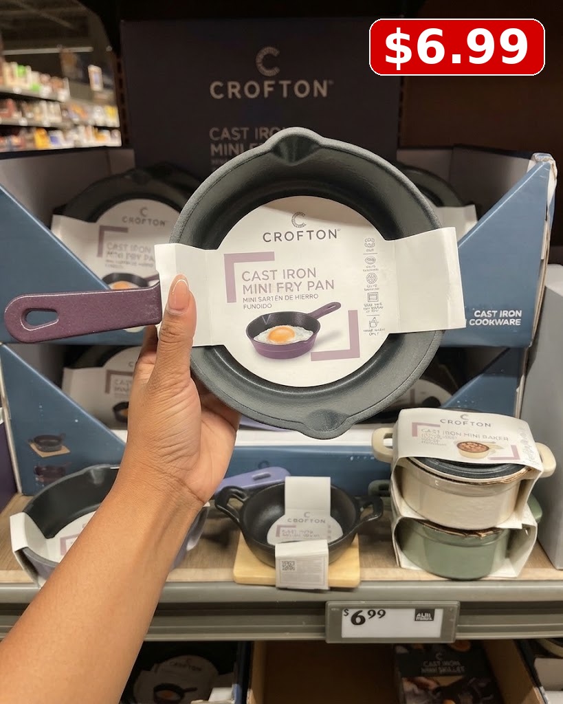 Crofton Cast Iron Mini Cookware, Mini Frypan Bor