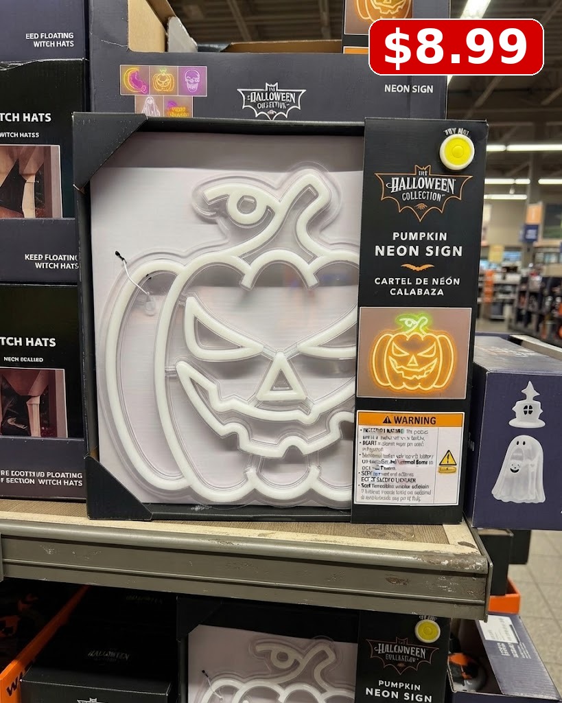 The Halloween Collection Halloween Circle Sign, HH Pumpkin