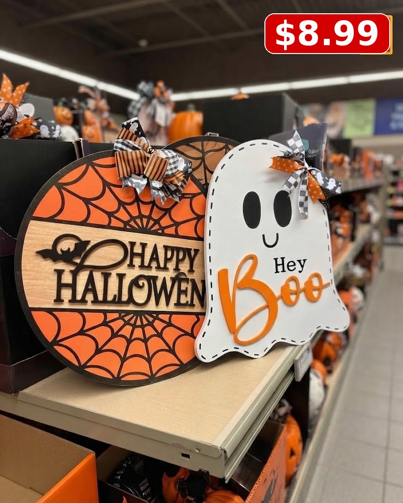 The Halloween Collection Halloween Circle Sign, HH Spiderweb