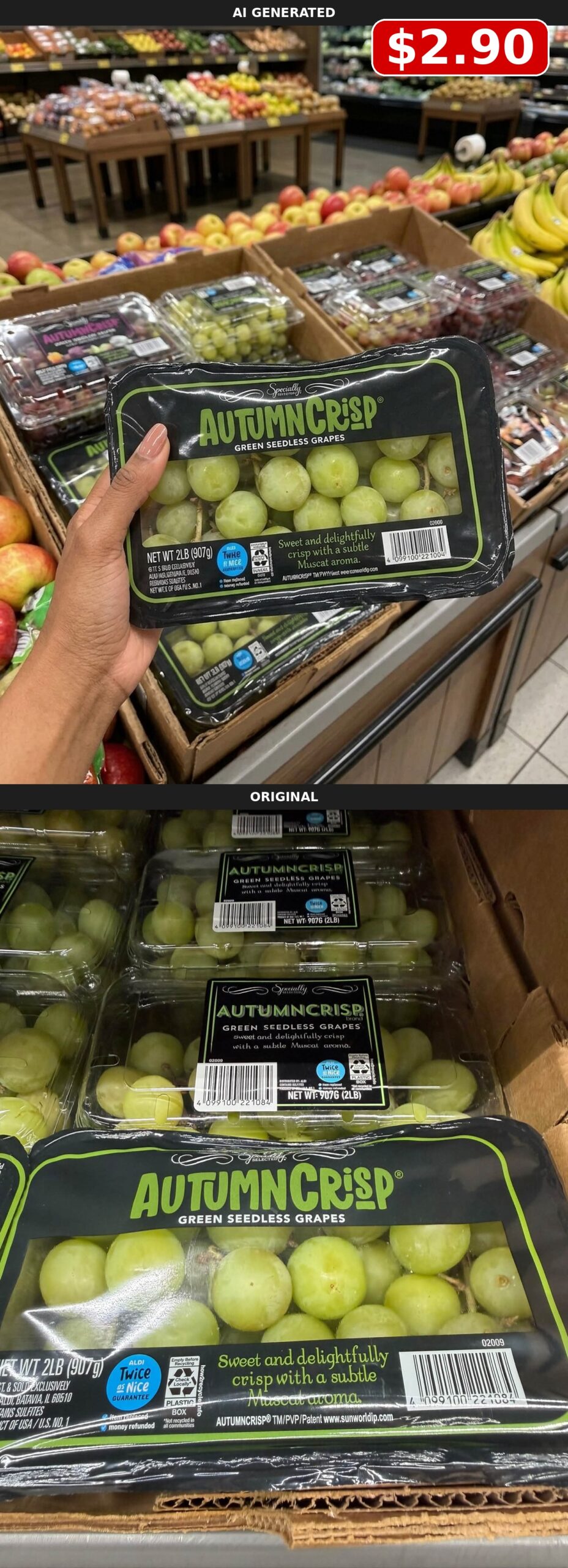 Green Seedless Grapes