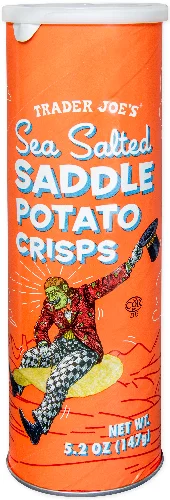 Sea Salted Saddle Potato Chip Crisps