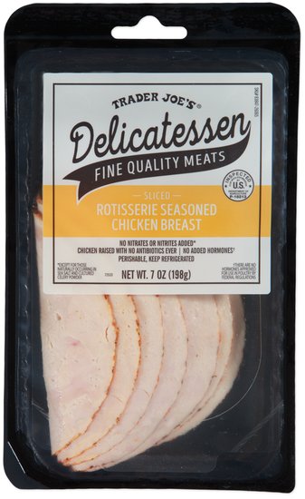 Trader Joe's Sliced Rotisserie Seasoned Chicken Breast