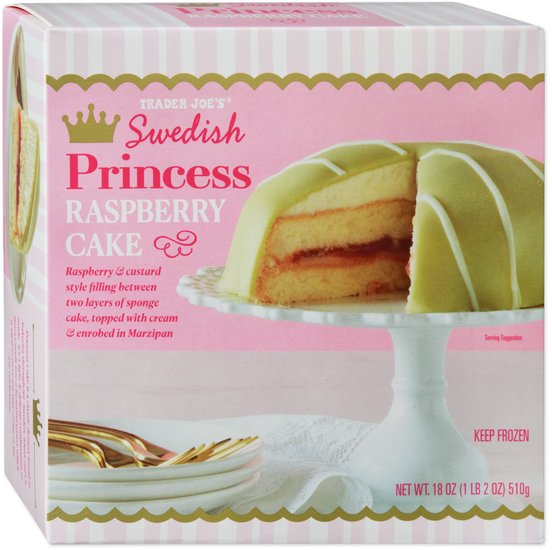 Trader Joe's Swedish Princess Raspberry Cake
