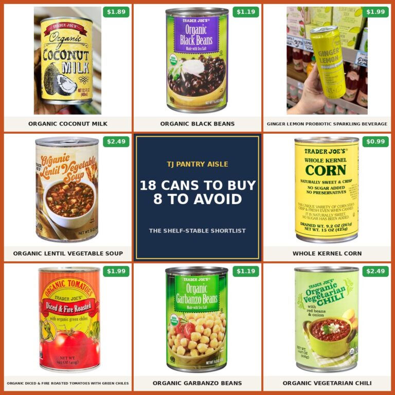 18 Trader Joe’s Canned Food To Buy And 8 To Avoid