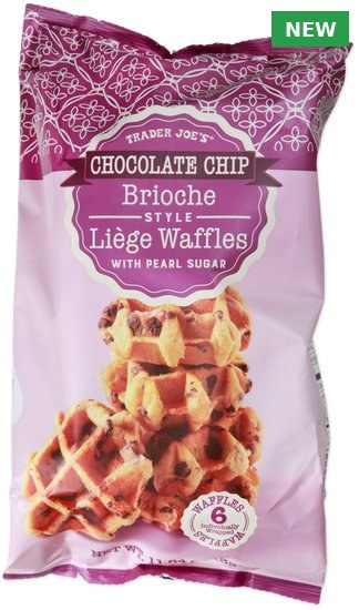 Trader Joe's Chocolate Chip Brioche Style Liège Waffles - NEW