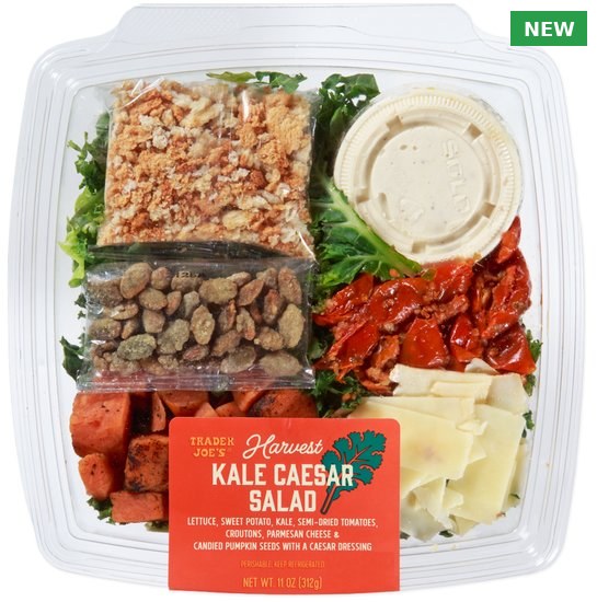 Trader Joe's Harvest Kale Caesar Salad - NEW