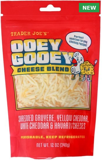 Trader Joe's Ooey Gooey Cheese Blend - NEW