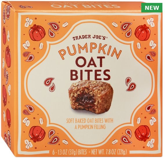 Trader Joe's Pumpkin Oat Bites - NEW