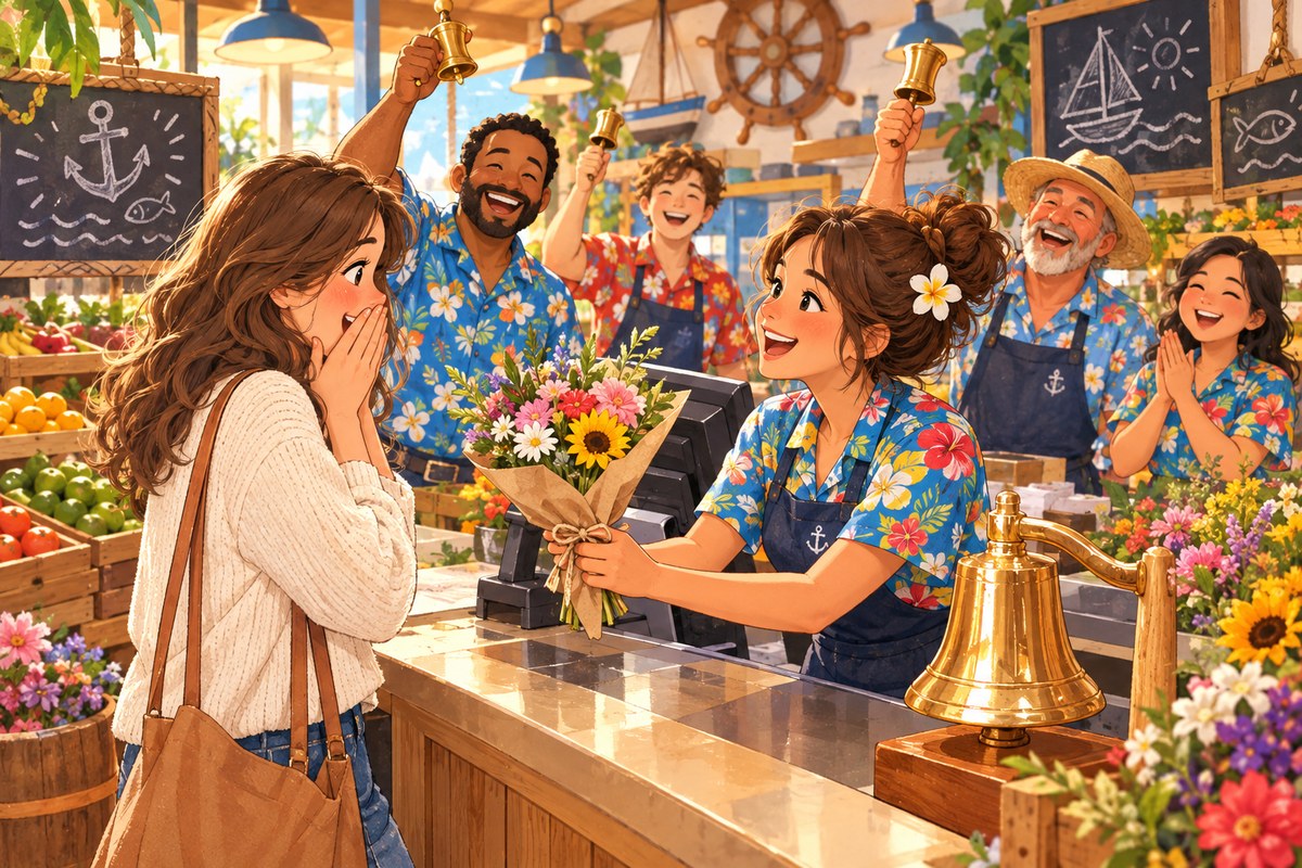 First-time shoppers may get a bell celebration