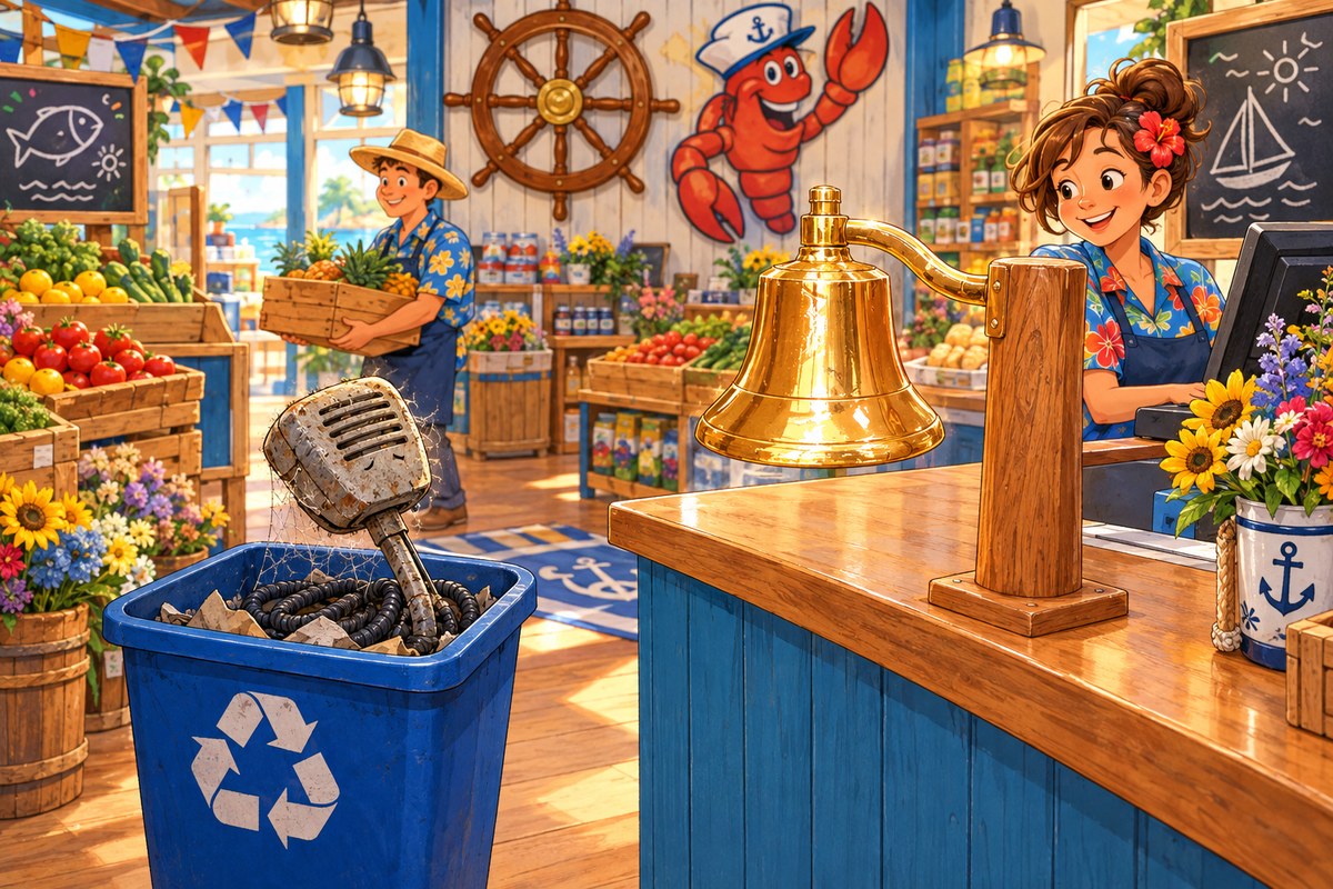Why Trader Joe's uses a ship's bell instead of an intercom
