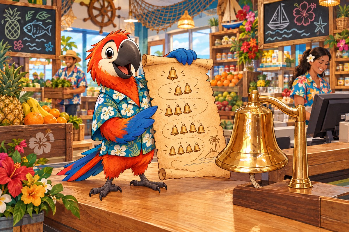 A Trader Joe's bell cheat sheet