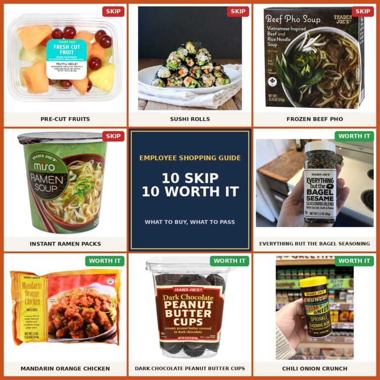 Trader Joe’s Shopping Guide: 10 Items Employees Say to Skip and 10 Worth Every Penny!