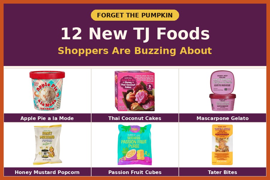 Forget the Pumpkin: 12 New Trader Joe's Foods Shoppers Are Buzzing About