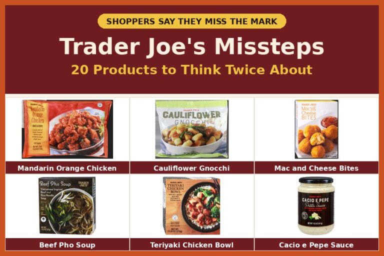 Trader Joe’s Missteps 20 Products Shoppers Say Miss the Mark in 2026