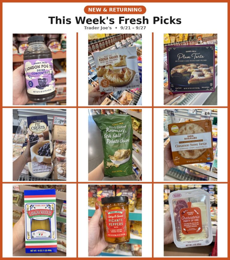 New and Returning Items Of The Week At Trader Joe’s (9/21 – 9/27)