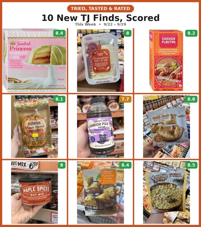 Tried, Tasted, and Rated: 10 New Trader Joe’s Finds This Week (9/22 – 9/29)