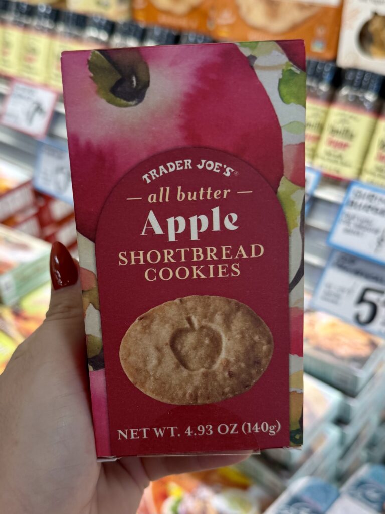 Trader Joe’s All Butter Apple Shortbread Cookies for fall 2026