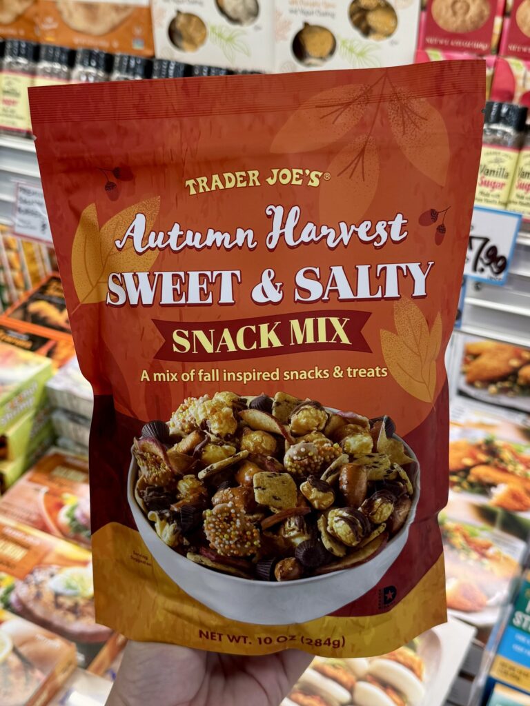Trader Joe’s Autumn Harvest Sweet & Salty Snack Mix for fall 2026