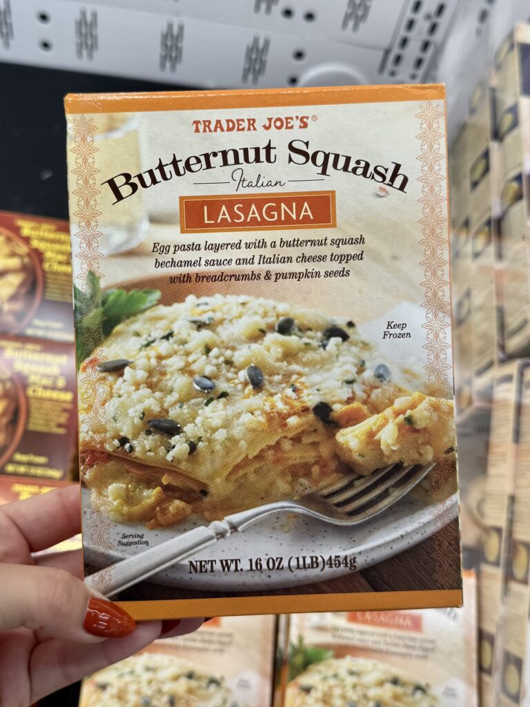 Trader Joe’s Butternut Squash Italian Lasagna for fall 2026