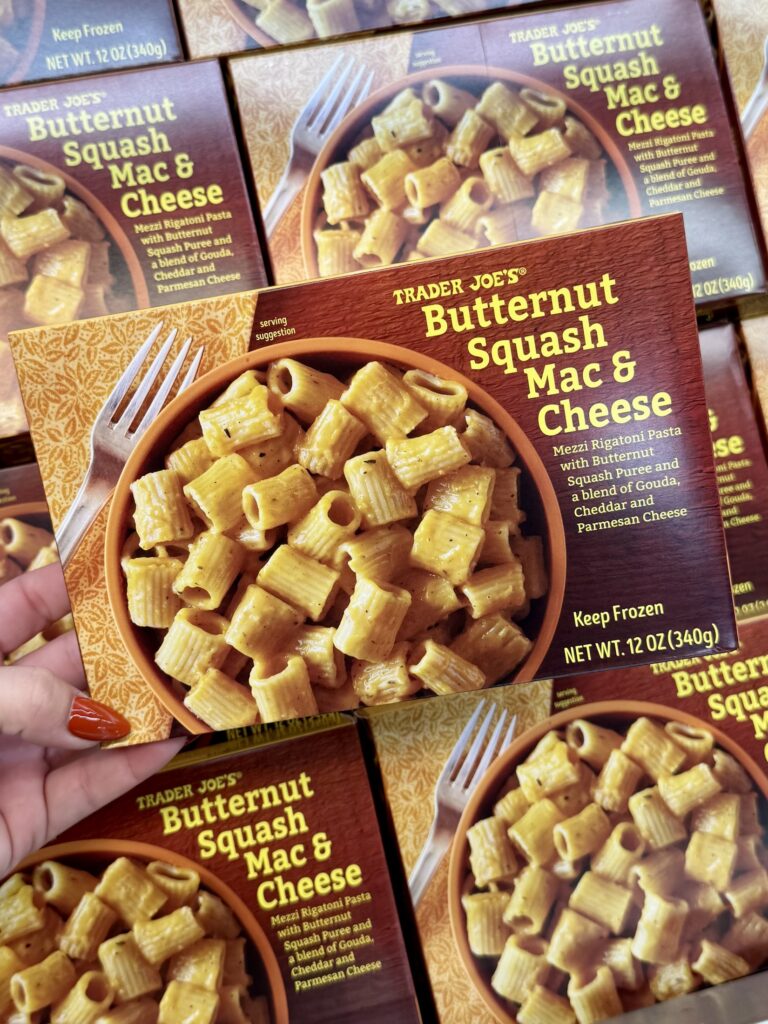 Trader Joe’s Butternut Squash Mac & Cheese for fall 2026
