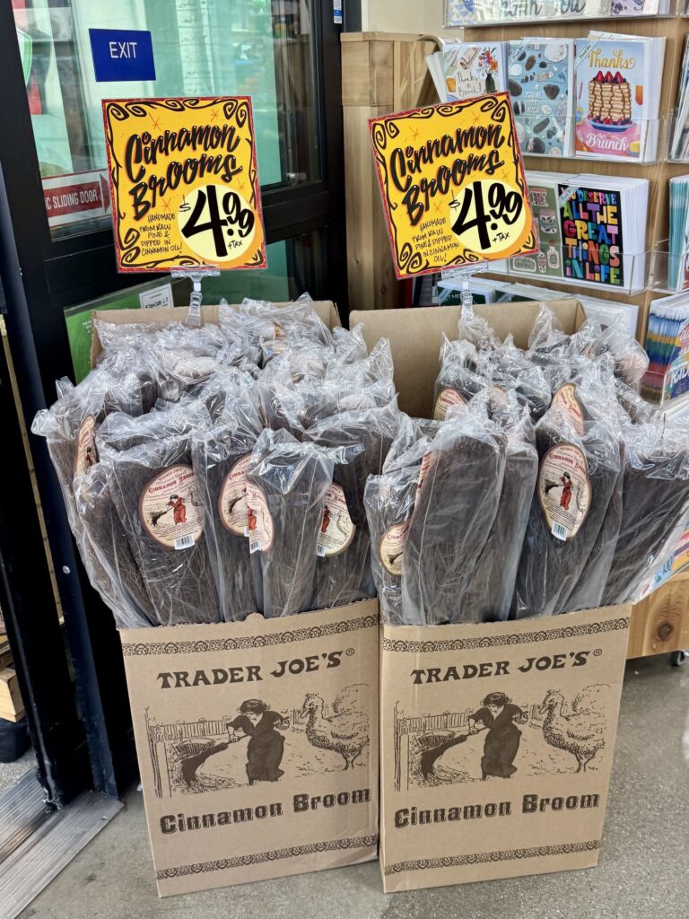 Trader Joe’s Cinnamon Broom for fall 2026