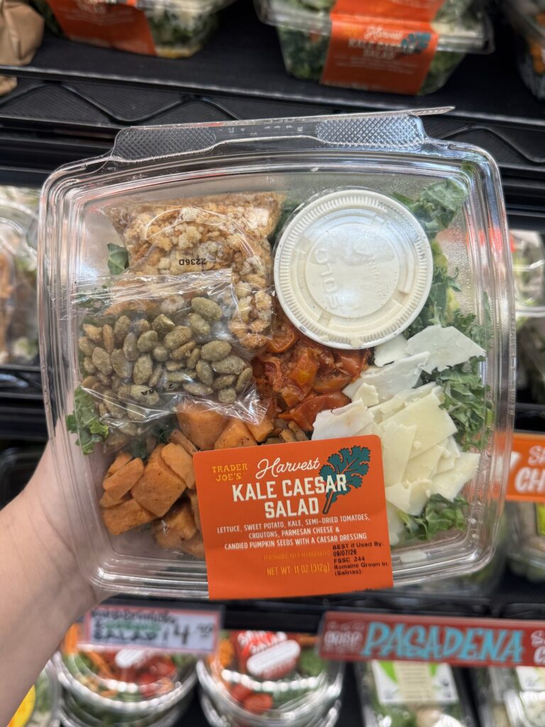 Trader Joe’s Harvest Kale Caesar Salad for fall 2026
