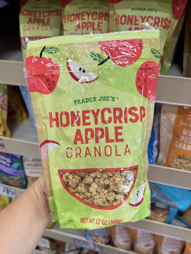 Trader Joe’s Honeycrisp Apple Granola for fall 2026