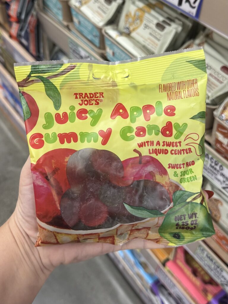 Trader Joe’s Juicy Apple Gummy Candy for fall 2026
