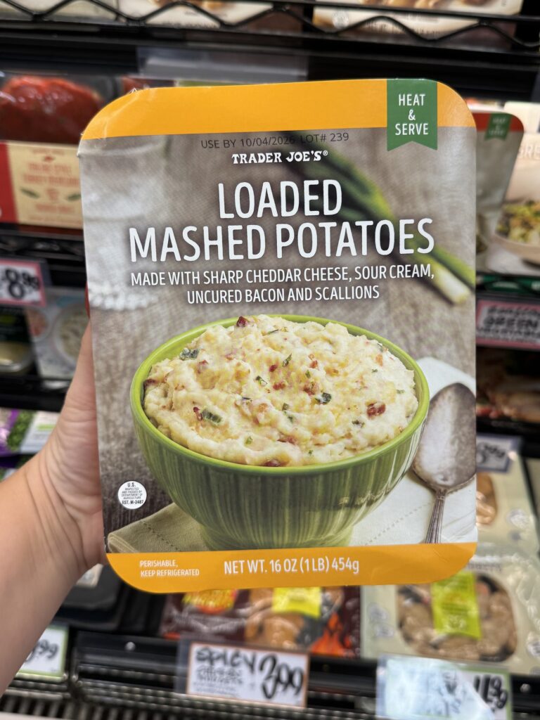Trader Joe’s Loaded Mashed Potatoes for fall 2026
