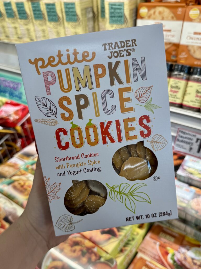 Trader Joe’s Petite Pumpkin Spice Cookies for fall 2026