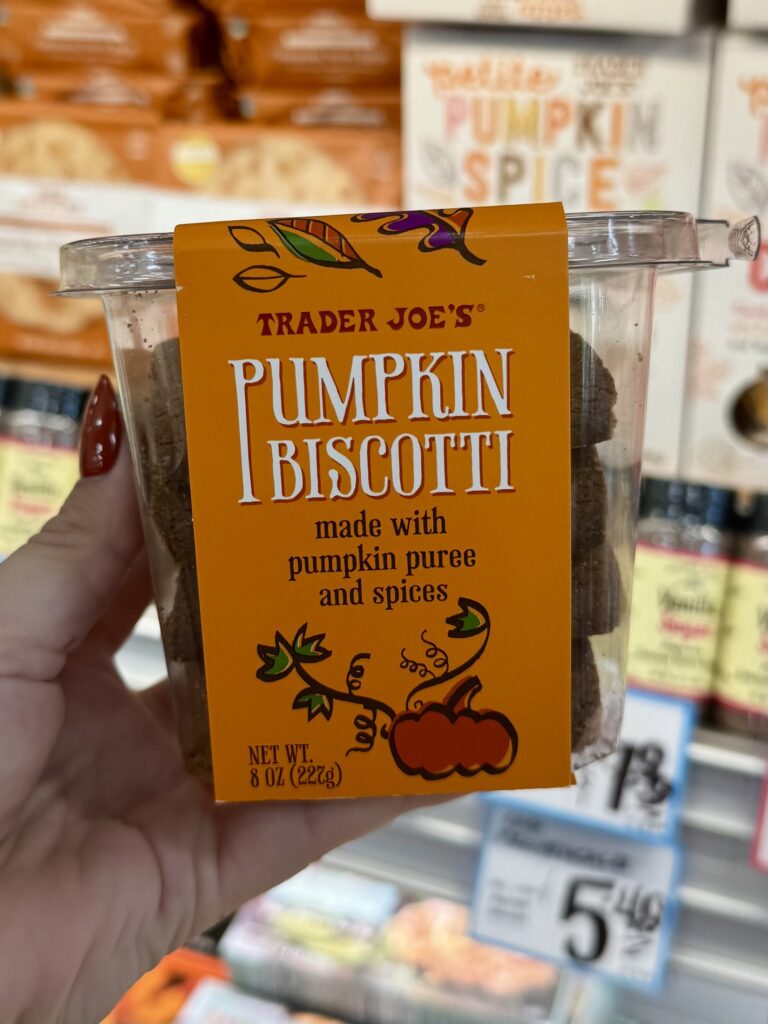 Trader Joe’s Pumpkin Biscotti for fall 2026