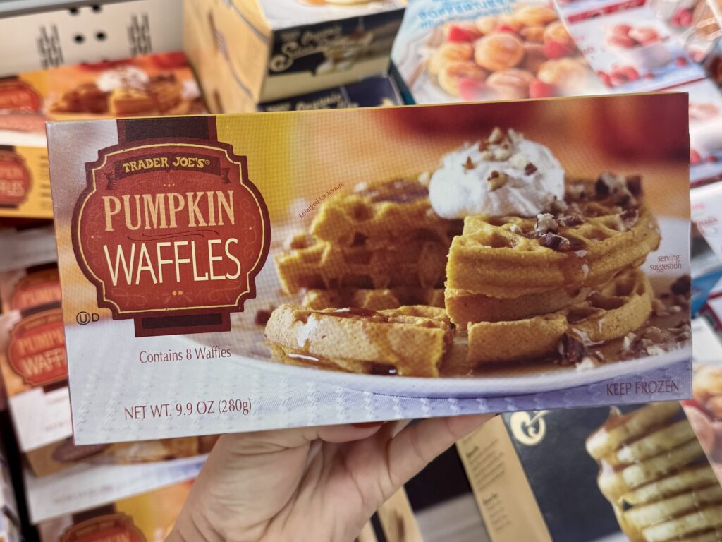 Trader Joe’s Pumpkin Waffles for fall 2026