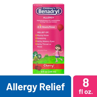 Children’s Benadryl Allergy Relief Medicine