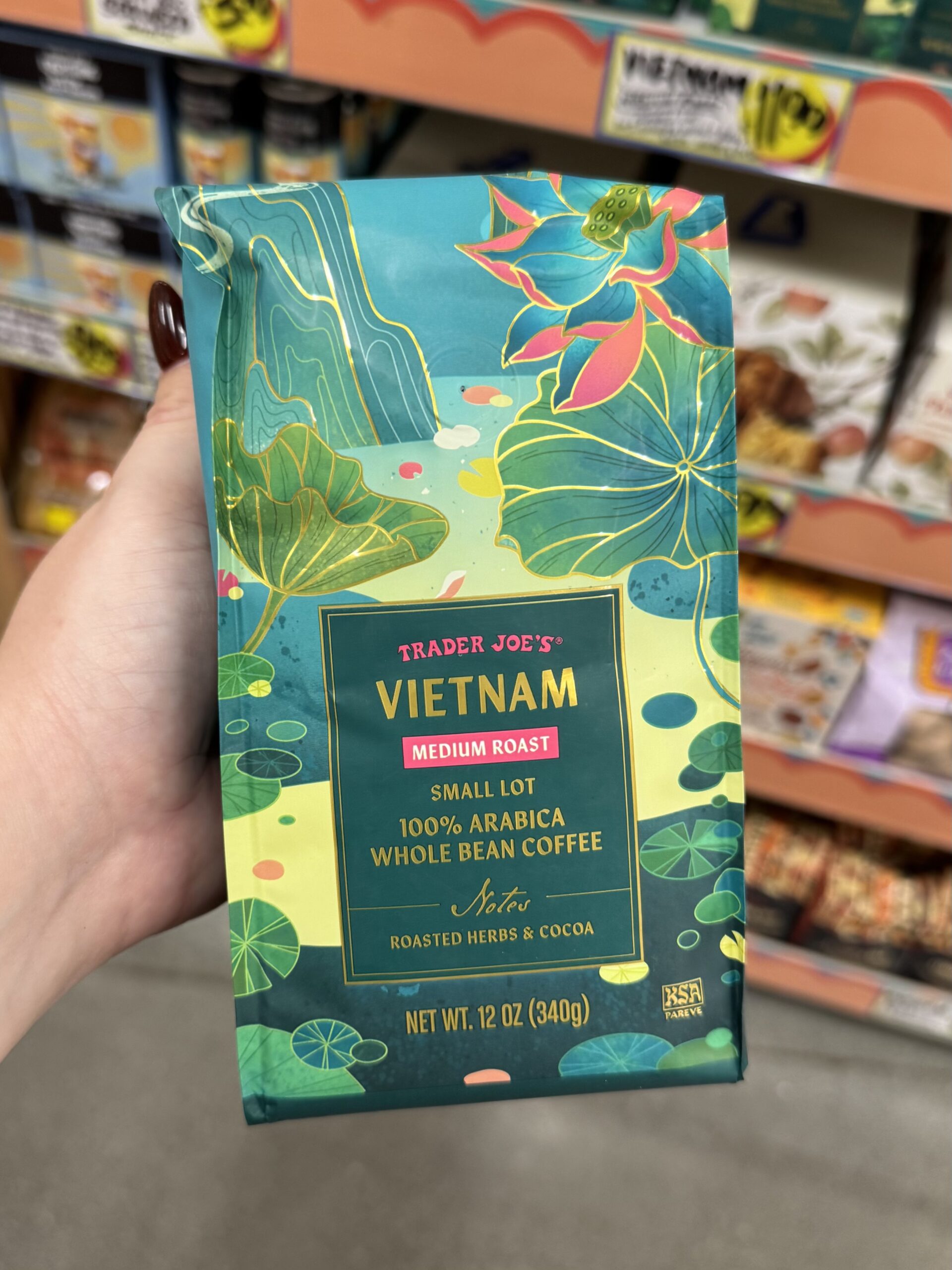 Vietnam Small Lot Coffee sold at Trader Joe’s